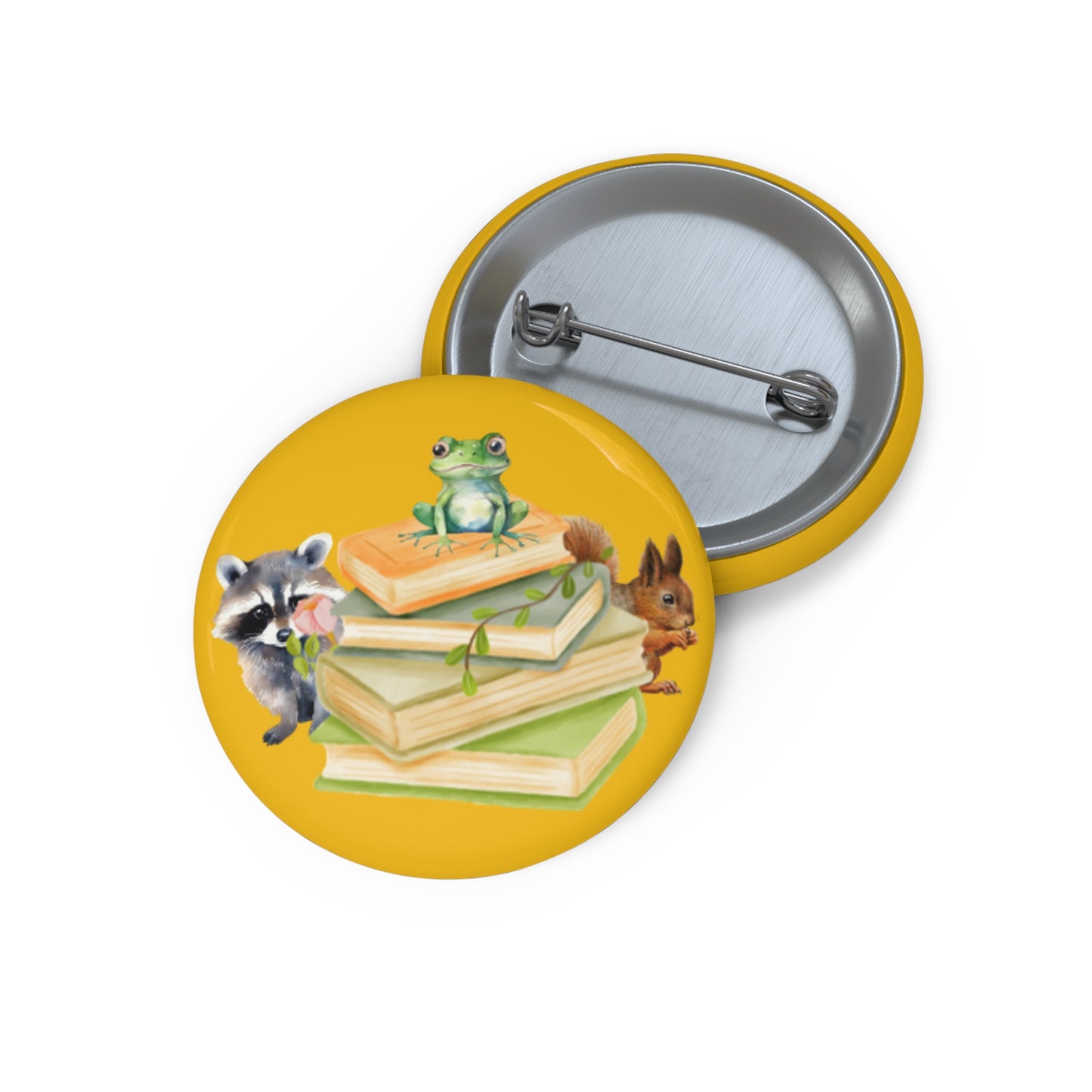 Animal Book- Pin Button