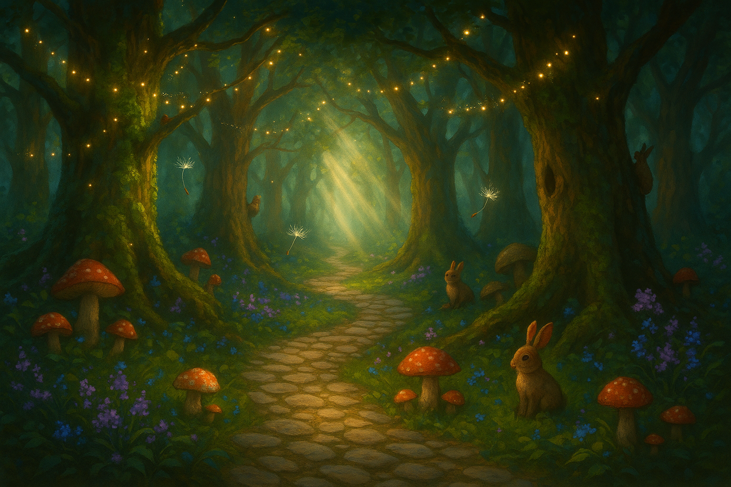 whimsical forest