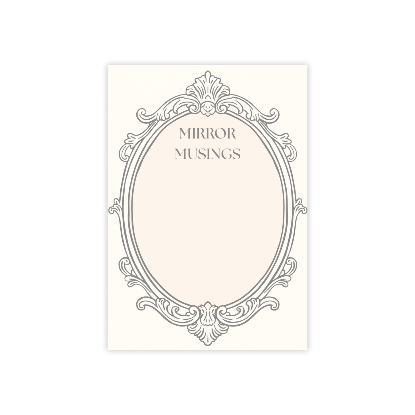 Elegant Mirror Musings Post-it® Note Pads
