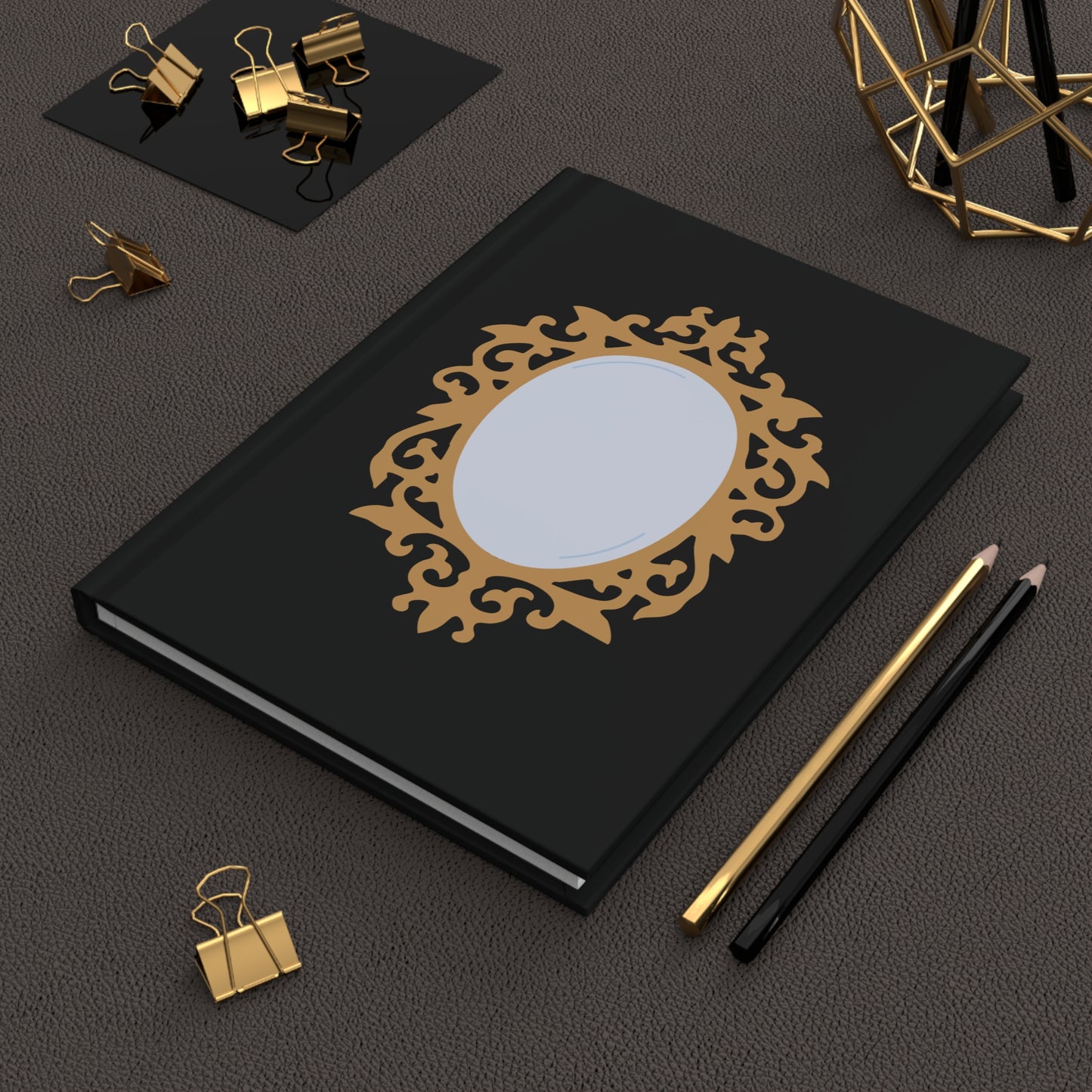 Ornate Mirror Hardcover Journal